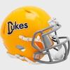 Riddell James Madison Dukes 50th Anniversary Revolution Speed Mini Football Helmet - Unisex Adult, Sports Fan, Yellow, Half Size, 1/2 Scale view 1