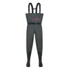 Chest Waders for Women Men, PVC Waterproof Duck Hunting Waders Fly Fishing Boots Waders with Belt, Zip Pocket (Color : Green, Size : US11/EU44/UK10) view 1