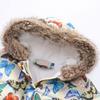 2-11 Years Toddler Baby Kids Girls Winter Long-Sleeved Parkas Hooded Fur Collar Plush Padded Warm Long Padded Jacket view 3
