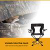 ARROWHEAD OUTDOOR 360 Degree Swivel Hunting Chair w/Armrests, Perfect for Blinds, No Sink Feet, Supports up to 450lbs, Carrying Case, Steel Frame, Fishing, High-Grade 600D Canvas, USA-Based Support, view 4