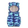 0-4 Years Toddler Baby Bear Ears Hooded Vest Boys Girls Cartoon Windproof Coat Hooded Warm Outerwear Waistcoat Blue view 1