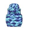0-4 Years Toddler Baby Bear Ears Hooded Vest Boys Girls Cartoon Windproof Coat Hooded Warm Outerwear Waistcoat Blue view 2
