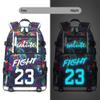 Basketball Player 23 Luminous Backpack Travel Daypacks Fans Bag for Men Women (Style 10) view 2