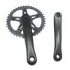 42T Road Bicycle Crankset Single Speed Bike Crank 175mm Fixed Gear Bike Sliver Chainwheel Sprocket Wheel 6061 Aluminum (Black) view 2