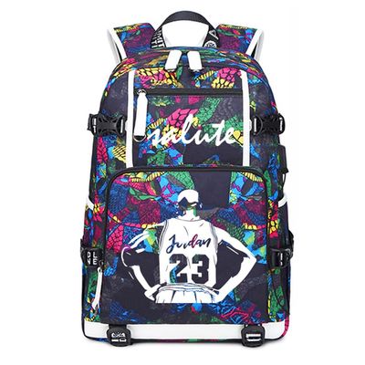 FANwenfeng Basketball Player 23 Luminous Backpack Travel Daypacks Fans Bag for Men Women (Style 11)