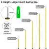 SAN LIKE Aluminum Tent Poles for Tarp & Awnings - 75in Adjustable, Collapsible Poles - 2 Sets (5 Sections) view 2