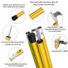 SAN LIKE Aluminum Tent Poles for Tarp & Awnings - 75in Adjustable, Collapsible Poles - 2 Sets (5 Sections) view 3
