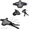 Not a defect Tactical Airsoft Quick Helmet PJ Type and Foldable Half-Face Air Gun Mesh Mask, Safety Goggles with 3 Lenses, Suitable Not a defect Head circumference 54~63CM view 2
