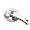 25/28T Children Kids Bicycle Crankset Single Speed Crank Set Square Hole Aluminum Alloy102/114mm Crank Bike Parts (28T 114mm) view 3
