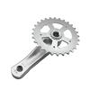 25/28T Children Kids Bicycle Crankset Single Speed Crank Set Square Hole Aluminum Alloy102/114mm Crank Bike Parts (28T 114mm) view 4