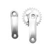 25/28T Children Kids Bicycle Crankset Single Speed Crank Set Square Hole Aluminum Alloy102/114mm Crank Bike Parts (25T 102mm) view 2