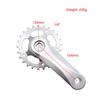 25/28T Children Kids Bicycle Crankset Single Speed Crank Set Square Hole Aluminum Alloy102/114mm Crank Bike Parts (25T 102mm) view 3