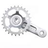 25/28T Children Kids Bicycle Crankset Single Speed Crank Set Square Hole Aluminum Alloy102/114mm Crank Bike Parts (25T 102mm) view 4