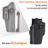 Left Handed Gun Holster Compatible with Glock 19/17/43X/21/45/48, Sig P365X/P365XL/P320, Beretta 92FS, S&W M&P 9mm 40 SD9 VE/SD40 VE, Taurus G3/TX22, Springfield Hellcat Pro, 1911 view 2