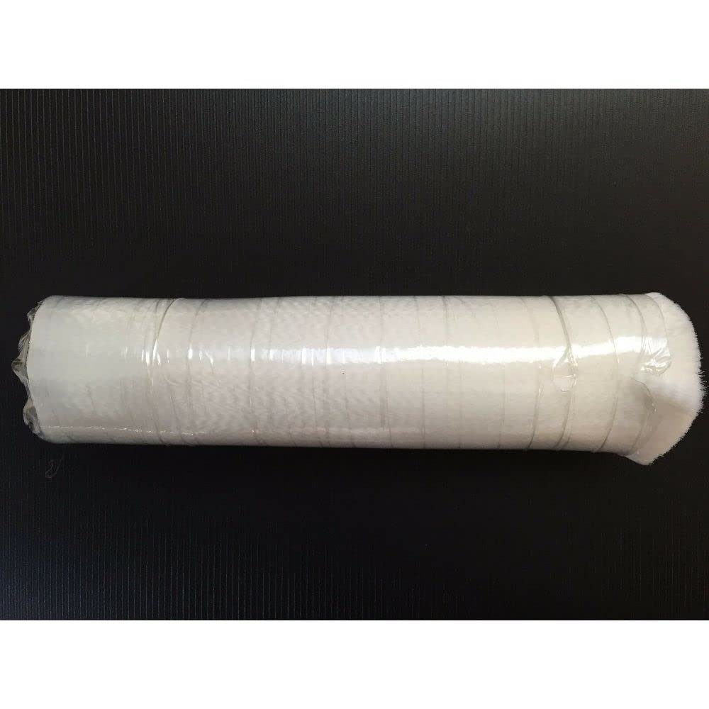 8" Crimped Nylon Hair 0.006" ~12-16oz Rigging Lures - Fluorescent White