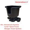 Brocraft 90 Degree Gunnel Track Drink / Cup Holder for Lund Sport Track / Ranger Boat view 2