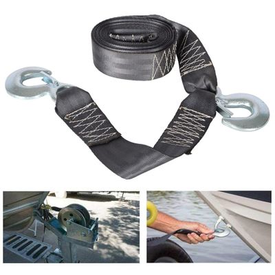 2 Inch 20 Feet Boat Trailer Winch Strap Double Hook Replacement for 9642019 Replacement for Towing Vehicles Boats
