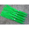 LOT of 10 15" Shell Bulb Squid 4 Spreader Bars Daisy Chains - Green view 1