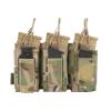 EXCELLENT ELITE SPANKER AK Magazine Pouch Triple Open Top Molle Mag Pouch for AK47 AK74 AR-15 Pmags Magazine(Triple-Multicam) view 1