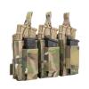 EXCELLENT ELITE SPANKER AK Magazine Pouch Triple Open Top Molle Mag Pouch for AK47 AK74 AR-15 Pmags Magazine(Triple-Multicam) view 4