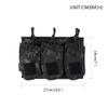 EXCELLENT ELITE SPANKER AK Magazine Pouch Triple Open Top Molle Mag Pouch for AK47 AK74 AR-15 Pmags Magazine(Triple-Multicam Black) view 2
