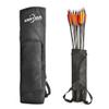AMEYXGS Archery Back Arrow Quiver Shoulder Arrow Holder Hanged Target Shooting Quiver Bag for Arrows with Front Pockets (Black) view 1