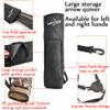 AMEYXGS Archery Back Arrow Quiver Shoulder Arrow Holder Hanged Target Shooting Quiver Bag for Arrows with Front Pockets (Black) view 3