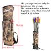 AMEYXGS Archery Back Arrow Quiver Shoulder Arrow Holder Hanged Target Shooting Quiver Bag for Arrows with Front Pockets (Camo) view 2