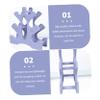 1pc Dumbbell Rack Sturdy Double-sided Abs Storage Stand for Dumbbells Wear-resistant Fitness Holder for Home Gym Use view 2