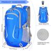 ZOMAKE Lightweight Packable Backpack 35L, Foldable Backpacks Water Resistant Collapsible Light Daypack for Hiking(Dark Blue) view 2