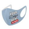 10 Pack Custom Face Mask Text Photo Logo Customized Masks Unisex, Light Blue view 1