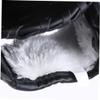 Wakauto 1pc Thicken Pitcher Baseball and Softball Gloves for Boy Girl and Adults Pu and Material Comfortable Fit for Training and Practice Black view 3