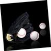 Wakauto 1pc Thicken Pitcher Baseball and Softball Gloves for Boy Girl and Adults Pu and Material Comfortable Fit for Training and Practice Black view 4