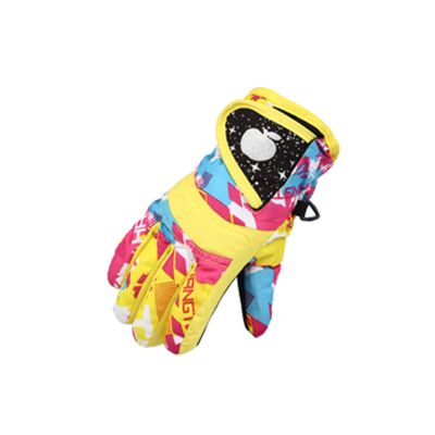 Winter Gloves for Kids Mittens Ski Gloves Snow Windproof Outdoor Sports Skiing Boys Girls Waterproof Warm Ski Gloves (A, One Size)