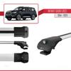 accessorypart Compatible with Infiniti QX80 (Z62) 2014-2023 ACE-1 Cross Bar Car Top Luggage Carrier Rails Roof Racks Grey Aluminium 2 Bars view 3
