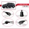 accessorypart Compatible with Infiniti QX80 (Z62) 2014-2023 ACE-1 Cross Bar Car Top Luggage Carrier Rails Roof Racks Grey Aluminium 2 Bars view 4