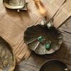 BOOMLATU Small Antique Trinket Dish Vintage Gold Jewelry Tray,Bird Key Tray (2 Bird Trays) view 3