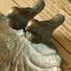 BOOMLATU Small Antique Trinket Dish Vintage Gold Jewelry Tray,Bird Key Tray (2 Bird Trays) view 4