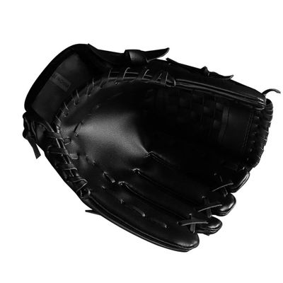 Wakauto 1pc Thicken Infielder's Baseball Glove for Boy Girl and Adults Pu and Softball Glove for Training Fit for Easy Catching and Scooping Black