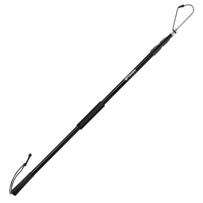 KOMCLUB Telescopic Fishing Gaff with Super Sharp Spear Hook Lightweight Hand Fish Gaff with Soft Rubber Nonslip Handle and Lanyard for Freshwater Offshore Fishing Boating and Outdoors (157.48")