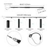 KOMCLUB Telescopic Fishing Gaff with Super Sharp Spear Hook Lightweight Hand Fish Gaff with Soft Rubber Nonslip Handle and Lanyard for Freshwater Offshore Fishing Boating and Outdoors (157.48") view 2