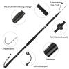 KOMCLUB Telescopic Fishing Gaff with Super Sharp Spear Hook Lightweight Hand Fish Gaff with Soft Rubber Nonslip Handle and Lanyard for Freshwater Offshore Fishing Boating and Outdoors (157.48") view 4