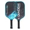 Diadem Warrior Pickleball Paddle | 3X L-Core Hybrid Nomex Polymer Honeycomb Core, Grit Paint Surface for Spin, Control and Power | Indoor/Outdoor | USAPA Approved (Teal) view 4