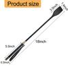 Keedolla 18" Riding Crop English Whip with Wrist Strap, Horse Whip Jump Bat Equestrianism Horse Crop for Training, Tournament, Shows - Double Slapper view 2