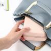 Neveika Portable Travel Mini Jewelry Box Leather Jewellery Ring Organizer Case Storage Gift Box Girls Women (pink). view 3