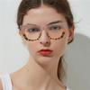bullabulling Stylish Rainbow Retro Cat Eye Blue Light Blocking Glasses for Women Ladies Eyewear (brown/leopard, 3.0) view 4