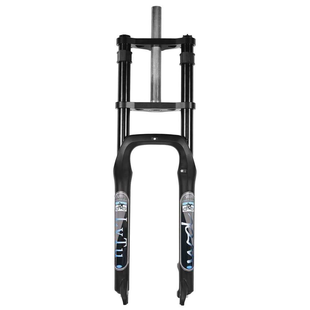 LvTu Fat Bike Forks 26 4.0 Inch Tire, 1-1/8 Disc Brake Downhill Air Fork 160mm Travel for Mountain Bike E-Bike BMX Suspension Forks