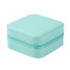 Neveika Portable Travel Mini Jewelry Box Leather Jewellery Ring Organizer Case Storage Gift Box Girls Women (blue). view 2