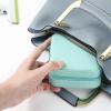 Neveika Portable Travel Mini Jewelry Box Leather Jewellery Ring Organizer Case Storage Gift Box Girls Women (blue). view 3