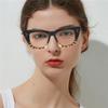 bullabulling Stylish Rainbow Retro Cat Eye Blue Light Blocking Glasses for Women Ladies Eyewear (black, 3.5) view 4
